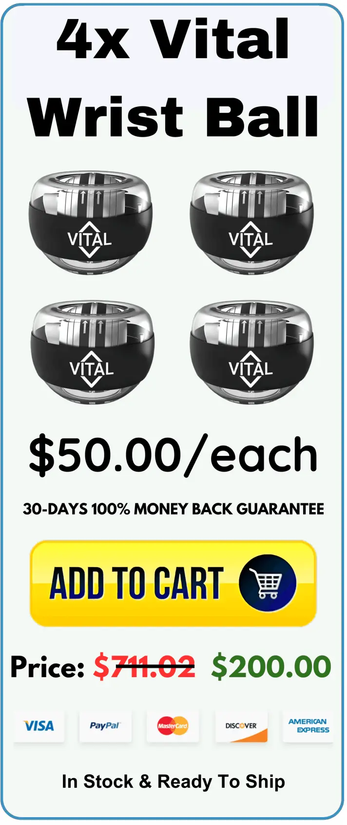 Vital Wrist Ball offer package price
